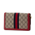 Gucci AB Gucci Brown Beige Coated Canvas Fabric GG Supreme Queen Margaret Wallet on Chain Italy