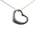 Tiffany & Co Tiffany Silver Elsa Peretti Sterling Silver Open Heart Pendant Necklace Spain