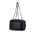 Chanel B Chanel Blue Navy with Black Lambskin Leather Leather CC Quilted Lambskin Camera Bag Italy