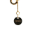 Fendi B Fendi Gold Gold Plated Metal O Lock FF Pendant Necklace Italy