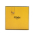 Fendi B Fendi Gold Gold Plated Metal O Lock FF Pendant Necklace Italy