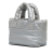 Chanel B Chanel Silver Lambskin Leather Leather Small Lambskin Coco Cocoon Reversible Tote Italy