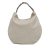 Gucci B Gucci White Ivory Calf Leather Guccissima Horsebit Hobo Italy