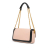 Fendi B Fendi Pink with Black Calf Leather Bicolor Chain Midi Baguette Italy