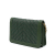 Chanel B Chanel Green Calf Leather Chevron Quilted Crumpled skin Boy Wallet On Chain Italy