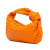 Bottega Veneta AB Bottega Veneta Orange Nappa Leather Leather Mini Nappa Intrecciato Jodie Italy