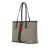 Balenciaga Brown Beige Coated Canvas Fabric The Hacker Project Medium BB Supreme Ophidia Tote Italy