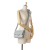 Chanel AB Chanel Gray Calf Leather Quilted skin Bolero de Chanel Flap France