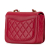 Chanel AB Chanel Red Lambskin Leather Leather Lambskin Lucky Charms Flap Crossbody Italy