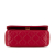 Chanel AB Chanel Red Lambskin Leather Leather Lambskin Lucky Charms Flap Crossbody Italy