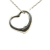 Tiffany & Co Tiffany Silver Elsa Peretti Sterling Silver Open Heart Pendant Necklace Spain