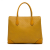 Gucci B Gucci Yellow Calf Leather Diamante Bright Tote Italy