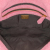 Fendi B Fendi Pink Cotton Fabric Zucca Terry Cloth Baguette Italy