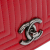 Chanel AB Chanel Red Calf Leather Medium Quilted skin Korean Garden Flap Italy