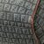 Fendi B Fendi Blue with Brown Denim Fabric Zucchino Tote Italy