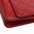 Chanel B Chanel Red Lambskin Leather Leather Classic Lambskin Wallet on Chain Italy