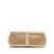 Stella McCartney AB Stella McCartney Brown Beige Chemical Fiber Fabric Shearling Trimmed Stella Logo Satchel Italy