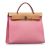 Hermès AB Hermès Pink Canvas Fabric Herbag Zip France