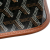 Goyard AB Goyard Black Coated Canvas Fabric Goyardine Bourgogne France