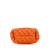 Bottega Veneta AB Bottega Veneta Orange Nappa Leather Leather Nappa Intrecciato Maxi Cabat Bag Charm Italy