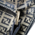 Fendi B Fendi Gray Navy with Blue Navy Canvas Fabric Zucchino Crossbody Italy