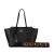 Gucci AB Gucci Black Calf Leather Small Swing Tote Italy