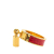 Hermès AB Hermès Gold with Red Gold Plated Metal Kelly Scarf Ring France