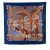 Hermès AB Hermès Blue Silk Fabric Splendeur des Maharajas Scarf France