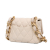 Chanel AB Chanel Brown Light Beige Lambskin Leather Leather Small Quilted Lambskin Funky Town Flap Italy