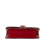 Valentino B Valentino Red Calf Leather Small Rockstud Glam Lock Crossbody Italy