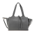 Celine B Celine Gray Calf Leather Small Trifold Tote Italy