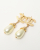 Chanel CC Rhinestones and Pearl Drop Earrings