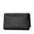 Saint Laurent AB Saint Laurent Black Calf Leather Medium Grain De Poudre Studded Kate Crossbody Italy