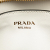 Prada B Prada White Saffiano Leather Soft Calf Zippered Tote Romania