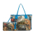 Louis Vuitton Blue Coated Canvas Fabric x Jeff Koons Masters Collection Rubens Neverfull MM France