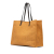 Dolce&Gabbana AB Dolce & Gabbana Brown Caramel Raffia Natural Material Logo Shopper Tote Italy