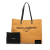 Dolce&Gabbana AB Dolce & Gabbana Brown Caramel Raffia Natural Material Logo Shopper Tote Italy