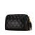 Chanel B Chanel Black Lambskin Leather Leather CC Quilted Lambskin Chain Camera Bag Italy