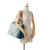 Chanel AB Chanel Blue with Brown Denim Fabric Large Fringed Shopping Tote Italy