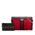 Gucci AB Gucci Red Suede Leather Small Ophidia Chain Crossbody Bag Italy