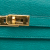 Hermès AB Hermès Blue Turquoise Goatskin Leather Chevre Mysore Kelly Longue Wallet France