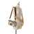 Fendi White Sara Coleman Vitello King Seta FF Canvas Fish Eye Embroidered Baguette Satchel Italy