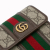 Gucci AB Gucci Brown Coated Canvas Fabric Mini GG Supreme Web Ophidia Crossbody Bag Italy