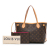 Louis Vuitton AB Louis Vuitton Brown Monogram Canvas Canvas Monogram Neverfull PM France