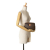 Celine B Celine Brown Coated Canvas Fabric Macadam Pouch Italy