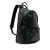 Christian Dior AB Dior Black Coated Canvas Fabric CD Diamond Rider Zipped Backpack Italy