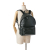 Christian Dior AB Dior Black Coated Canvas Fabric CD Diamond Rider Zipped Backpack Italy