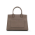 Burberry AB Burberry Brown Taupe Calf Leather Frances Satchel Italy