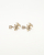 Chanel CC Rhinestone Clip-on Dangling Earrings