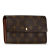 Louis Vuitton B Louis Vuitton Brown Monogram Canvas Canvas Monogram Porte Tresor International France